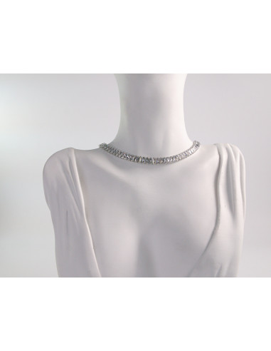 NASZYJNIK TENNIS KOLIA POD SZYJĘ CYRKONIE...