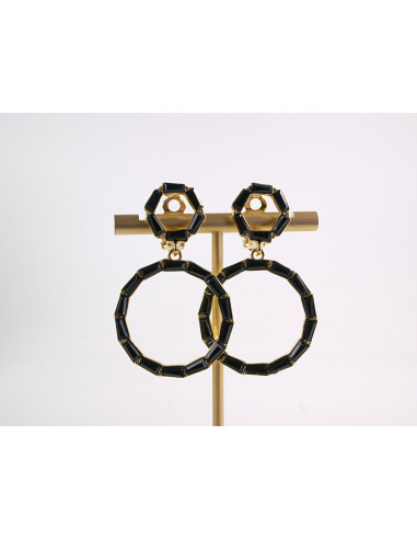 KLIPSY DO USZU WIECZOROWE WISZĄCE CRYSTAL...