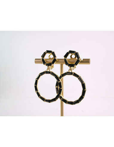 KLIPSY DO USZU WIECZOROWE WISZĄCE CRYSTAL...