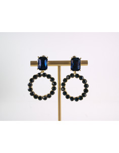 KLIPSY DO USZU WIECZOROWE WISZĄCE CRYSTAL LOLITA...