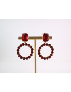 KLIPSY DO USZU WIECZOROWE WISZĄCE CRYSTAL LOLITA...