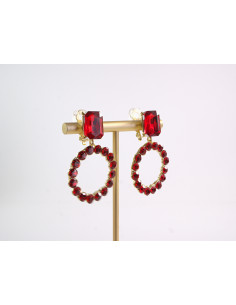 KLIPSY DO USZU WIECZOROWE WISZĄCE CRYSTAL LOLITA... 2