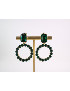 KLIPSY DO USZU WIECZOROWE WISZĄCE CRYSTAL LOLITA...