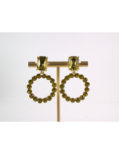 KLIPSY DO USZU WIECZOROWE WISZĄCE CRYSTAL LOLITA...