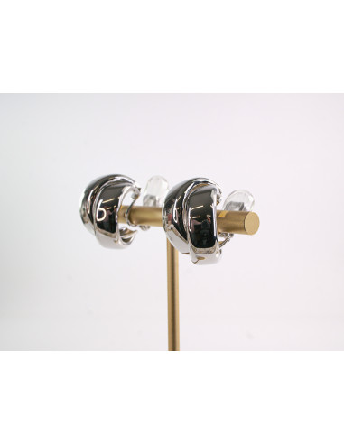 Klipsy do Uszu Lolita Akcesoria SREBRNE KOŁA...