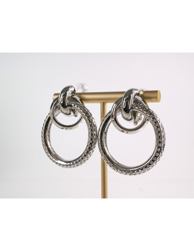 Klipsy do Uszu Lolita Akcesoria SREBRNE KOŁA...