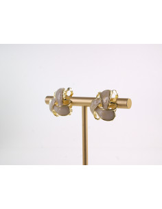 Klipsy do Uszu Lolita Akcesoria Klips do UCHA  SUPEŁKI ECRU 2