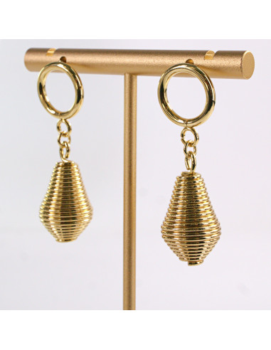 Kolczyki ZŁOTE  SPRĘŻYNKI SPRĘŻYNY CHIRURGICZNA...