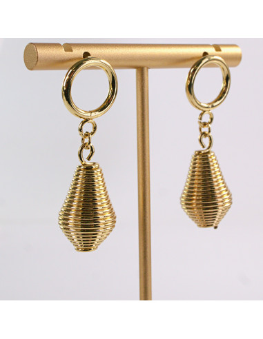 Kolczyki ZŁOTE  SPRĘŻYNKI SPRĘŻYNY CHIRURGICZNA...