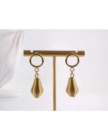 Kolczyki ZŁOTE  SPRĘŻYNKI SPRĘŻYNY CHIRURGICZNA LOLITA AKCESORIA