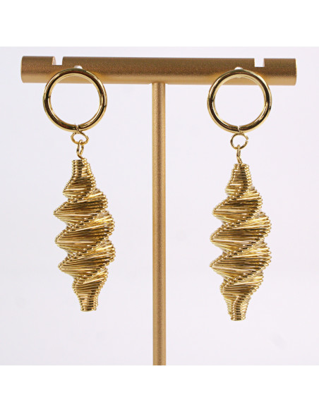 Kolczyki ZŁOTE  SPRĘŻYNKI SPRĘŻYNY ŚWIDERKI  CHIRURGICZNA LOLITA AKCESORIA