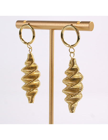 Kolczyki ZŁOTE  SPRĘŻYNKI SPRĘŻYNY ŚWIDERKI  CHIRURGICZNA LOLITA AKCESORIA