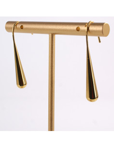 Kolczyki ZŁOTE  DŁUGIE ŁEZKI  WISZĄCE  CHIRURGICZNA... 2