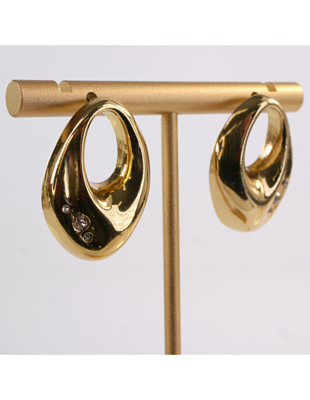 Kolczyki ZŁOTE ASYMETRYCZNE   CHIRURGICZNA LOLITA AKCESORIA