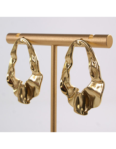 Kolczyki ZŁOTE ASYMETRYCZNE   CHIRURGICZNA LOLITA AKCESORIA