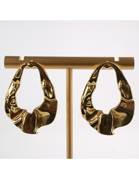 Kolczyki ZŁOTE ASYMETRYCZNE   CHIRURGICZNA LOLITA AKCESORIA