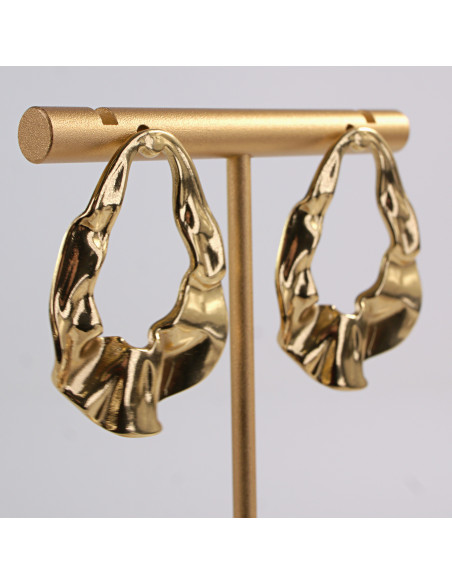 Kolczyki ZŁOTE ASYMETRYCZNE   CHIRURGICZNA LOLITA AKCESORIA