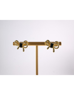 Kolczyki ZŁOTE KOKARDKI KOKARDY  CHIRURGICZNA LOLITA...