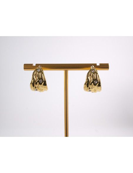 Kolczyki ZŁOTE DRUBE KOŁA   CHIRURGICZNA LOLITA AKCESORIA