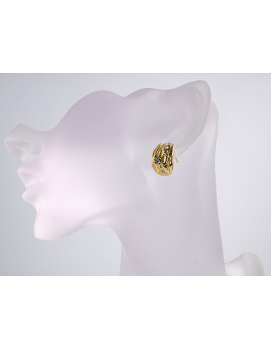 Kolczyki ZŁOTE DRUBE KOŁA   CHIRURGICZNA LOLITA...