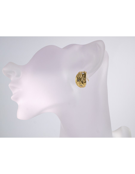 Kolczyki ZŁOTE DRUBE KOŁA   CHIRURGICZNA LOLITA AKCESORIA