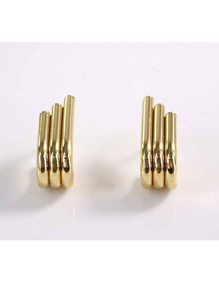 Kolczyki ZŁOTE RURKI ZAWIJASY STAL CHIRURGICZNA LOLITA AKCESORIA