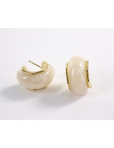 Kolczyki ZŁOTE ZAWIJASY STAL CHIRURGICZNA LOLITA...