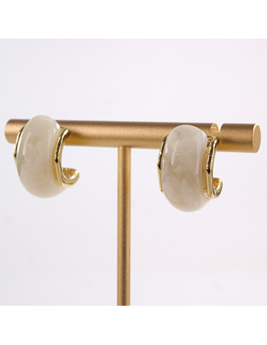 Kolczyki ZŁOTE ZAWIJASY STAL CHIRURGICZNA...