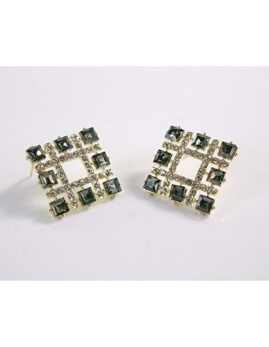 Kolczyki WIECZOROWE KWADRATY  LOLITA AKCESORIA...