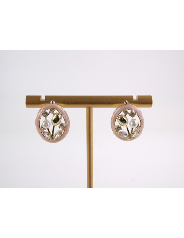 Kolczyk KWIATKI TULIPANY Z PERŁĄ LOLITA...