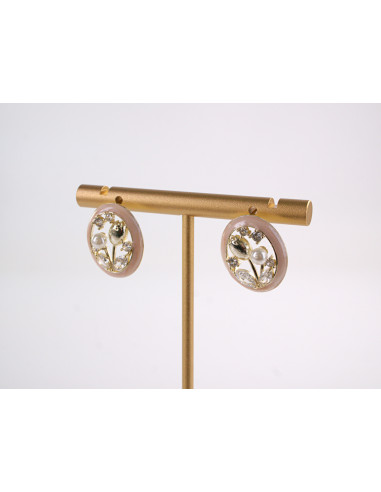 Kolczyk KWIATKI TULIPANY Z PERŁĄ LOLITA...