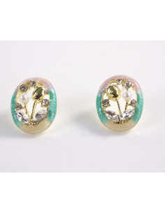 Kolczyki  KWIATKI TULIPANY Z PERŁĄ LOLITA AKCESORIA...