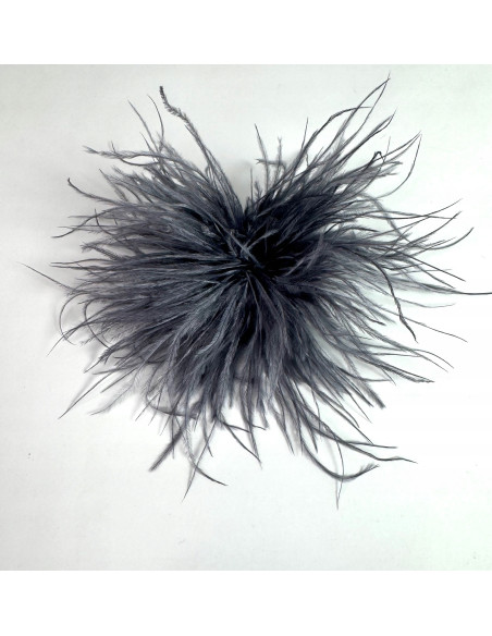 KWIAT BROSZKA Z PIÓR PRZYPINKA PUSZEK PIÓRA LOLITA AKCESORIA 14 CM