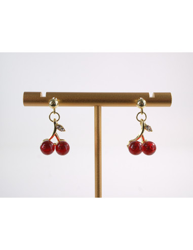 Kolczyki  MAŁE WISIENKI  LOLITA AKCESORIA...