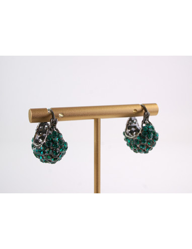 Kolczyki TURKUSOWE KOSZYCZKI  LOLITA AKCESORIA...