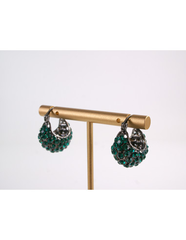 Kolczyki TURKUSOWE KOSZYCZKI  LOLITA AKCESORIA...