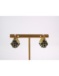 Kolczyki ZŁOTO - GRAFOTOWE KOSZYCZKI  LOLITA AKCESORIA... 2