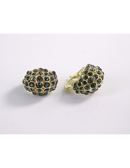 Kolczyki ZŁOTO - GRAFOTOWE KOSZYCZKI  LOLITA AKCESORIA srebrny sztyft 925