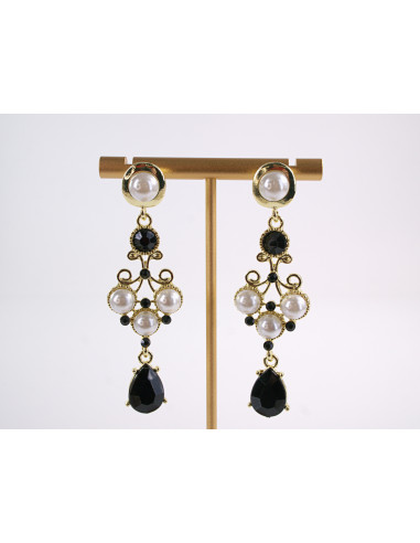 Kolczyki WIECZOROWE Z PERŁAMI LOLITA AKCESORIA...