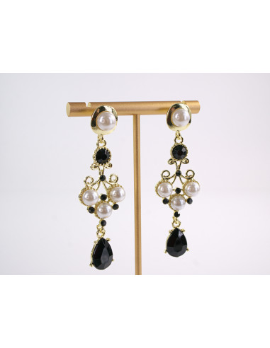 Kolczyki WIECZOROWE Z PERŁAMI LOLITA AKCESORIA...