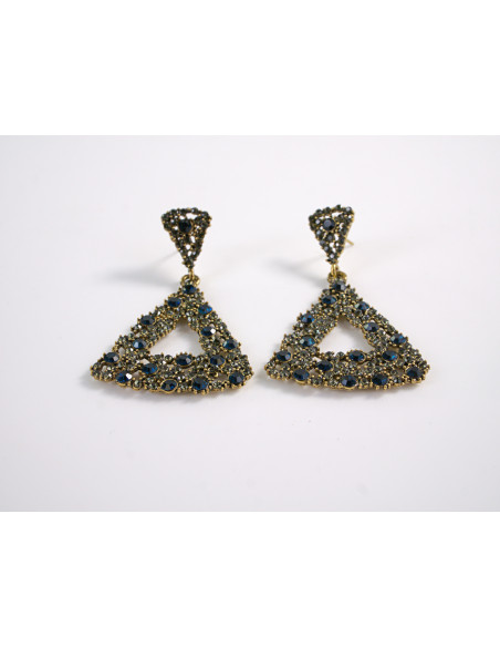 Kolczyki WIECZOROWE Z CYRKONIAMI  LOLITA AKCESORIA srebrny sztyft 925