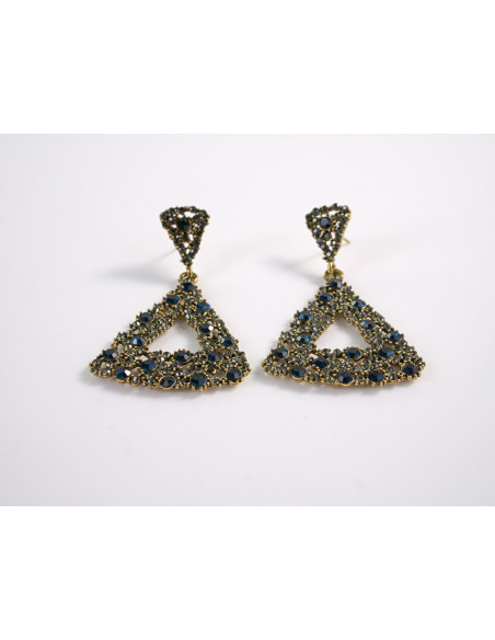 Kolczyki WIECZOROWE Z CYRKONIAMI  LOLITA AKCESORIA srebrny sztyft 925