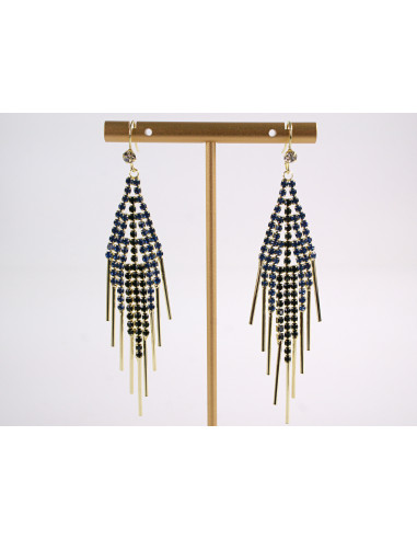 Kolczyki WIECZOROWE NIEBIESKIE LOLITA AKCESORIA...