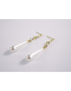 Kolczyki WIECZOROWE  LOLITA AKCESORIA srebrny sztyft 925 2