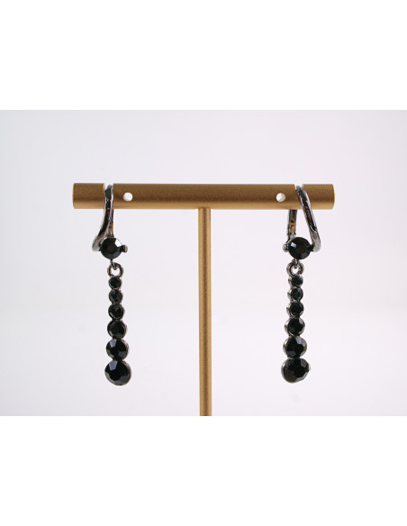 Kolczyki WIECZOROWE  LOLITA AKCESORIA srebrny sztyft 925