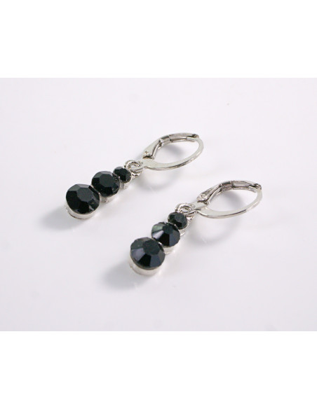 Kolczyki WIECZOROWE  LOLITA AKCESORIA srebrny sztyft 925