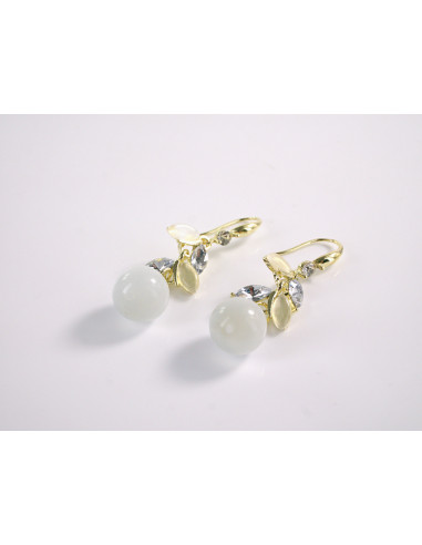 Kolczyki "KOCIE OKO"LOLITA AKCESORIA srebrny...