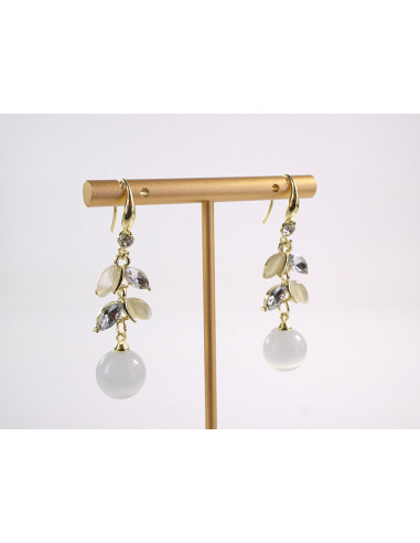 Kolczyki "KOCIE OKO"LOLITA AKCESORIA srebrny...