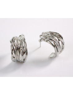 Kolczyki SREBRNE NIEREGULARNE KOŁA LOLITA AKCESORIA... 2