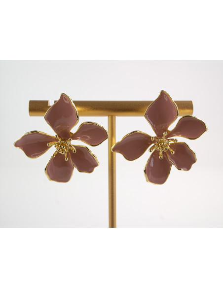 Kolczyki NIEREGULARNE KWIATKI KWIATY  LOLITA AKCESORIA srebrny sztyft 925